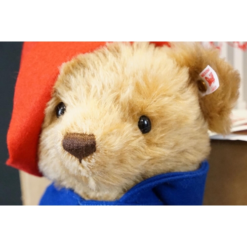 Steiff Four boxed ltd edn Steiff teddy bears to include Paddington Bear 60th Anniversary No. 69048