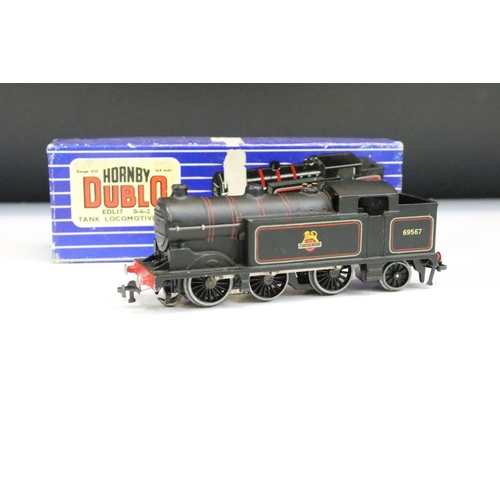 29 - Two boxed Hornby Dublo locomotives to include EDL12 Duchess of Montrose BR and EDL17 0-6-2 Tank Loco... 