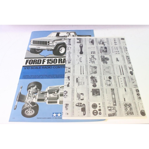 294 - Radio Control - A boxed & unbuilt Tamiya R/C Ford F150 Ranger XLT Pick-up Truck, 1/10 scale, kit no.... 