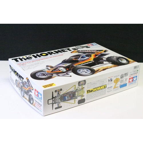 295 - Radio Control - A boxed & unbuilt Tamiya 'The Hornet' 1/10th Scale R/C High Performance Off Road Rac... 