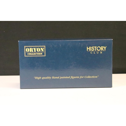 301 - Seven boxed military metal figures to include Oryon Collection History Club 6028, Empire Military Mi... 