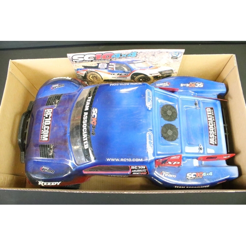 307 - Radio Control - A boxed AE ' Team Associated ' SC10 4x4 Short Course Electric 4WD Off Road Race Truc... 