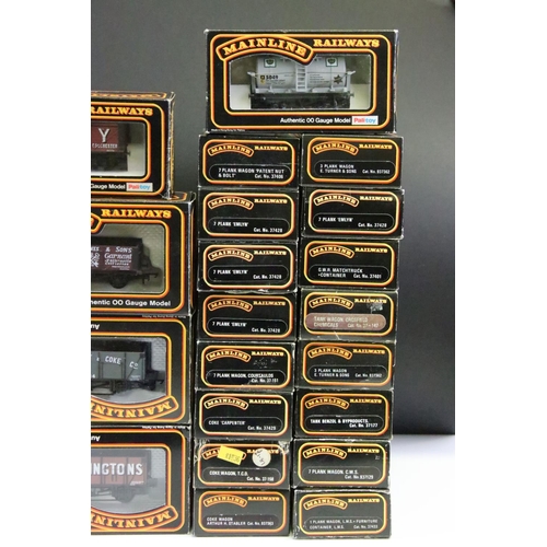 33 - 43 Boxed Palitoy Mainline OO gauge items of rolling stock to include 31157 Coke Wagon MOY, 37428 7 P... 