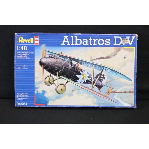 346 - 11 Boxed & unbuilt Revell plastic aircraft model kits, 1:28 to 1:72 scale, to include 04660 Black Pa... 