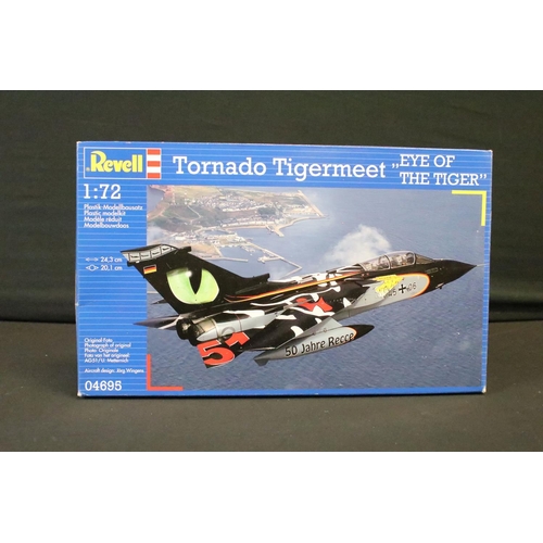 346 - 11 Boxed & unbuilt Revell plastic aircraft model kits, 1:28 to 1:72 scale, to include 04660 Black Pa... 