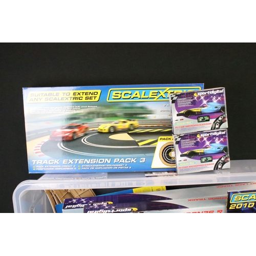 350 - Collection of Scalextric accessories to include 6 x Sport Digital Microprocessors (boxed), 8 x Easyf... 