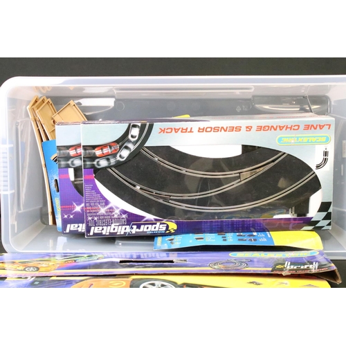 350 - Collection of Scalextric accessories to include 6 x Sport Digital Microprocessors (boxed), 8 x Easyf... 