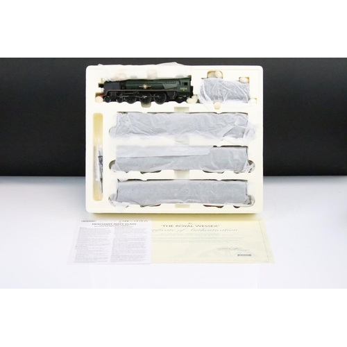 55 - Boxed Hornby OO gauge R2599M The Royal Wessex Train Pack, complete with certificate