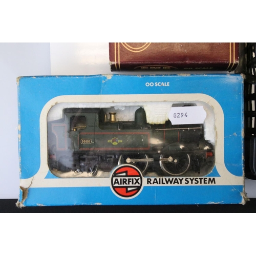 60A - 16 OO gauge locomotives to include boxed Airfix Pendennis Castle, boxed Airfix 54143-0 0-4-2 1400 Cl... 