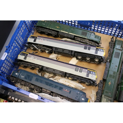 60A - 16 OO gauge locomotives to include boxed Airfix Pendennis Castle, boxed Airfix 54143-0 0-4-2 1400 Cl... 