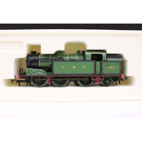 62 - Five boxed Hornby OO gauge locomotives to include Super Detail R2214A GNR 0-6-2T Locomotive 1763, R3... 