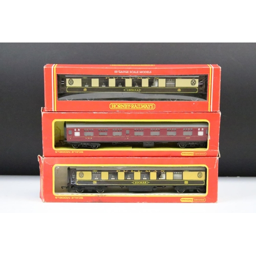 66 - 10 Boxed Hornby OO gauge items of rolling stock to include R223 Pullman 1st Class Parlour Car, R670 ... 