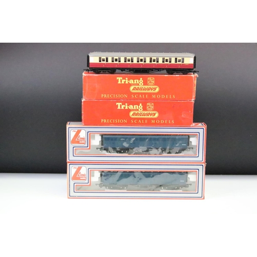 72 - 10 Boxed OO gauge items of rolling stock to include 7 x Triang, 2 x Lima and 1 x Playcraft plus 6 x ... 