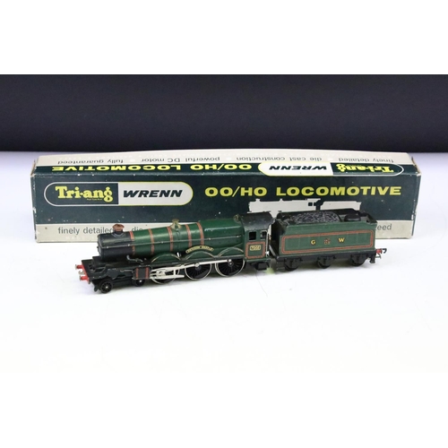 73 - Two boxed Triang Wrenn OO gauge locomotives to include W2222 Devizes Castle GWR and W2221 Cardiff Ca... 