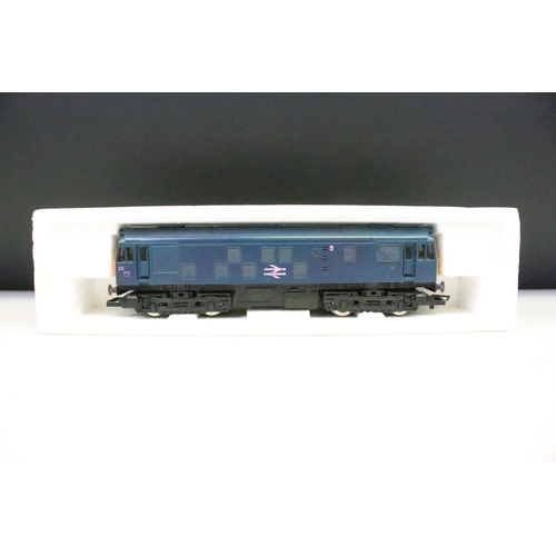 74 - Three boxed Hornby OO gauge locomotives to include Evening Standard BR Network South East, R877 BR B... 