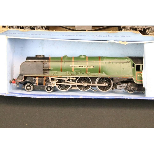 85 - Two boxed Hornby Dublo train sets to include ED18 2-6-4 Tank Goods BR and Passenger train set with D... 