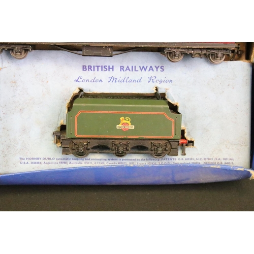 85 - Two boxed Hornby Dublo train sets to include ED18 2-6-4 Tank Goods BR and Passenger train set with D... 