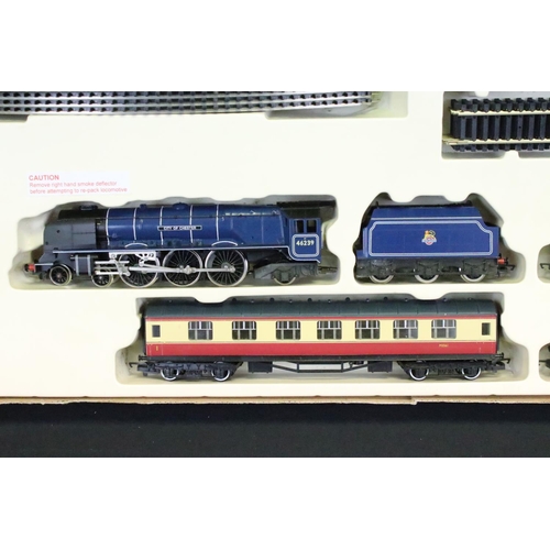 87 - Two boxed Hornby OO gauge electric train sets to include R1048 The Western Pullman and R775 The Cale... 