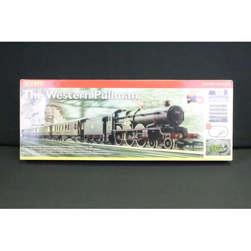 87 - Two boxed Hornby OO gauge electric train sets to include R1048 The Western Pullman and R775 The Cale... 