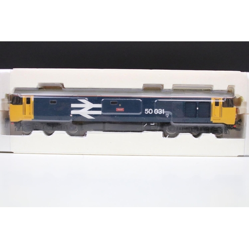 96 - Boxed Hornby OO gauge Super Detail R2374 BR Co Co Diesel Electric Class 50 Locomotive Hood