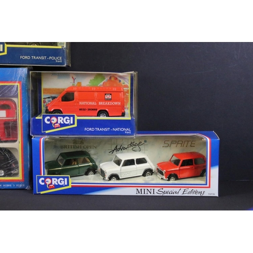 1191 - 20 Boxed Corgi diecast models and model sets to include Auto City Rescue Set 93730, Great Britain 92... 