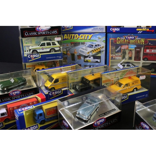 1191 - 20 Boxed Corgi diecast models and model sets to include Auto City Rescue Set 93730, Great Britain 92... 