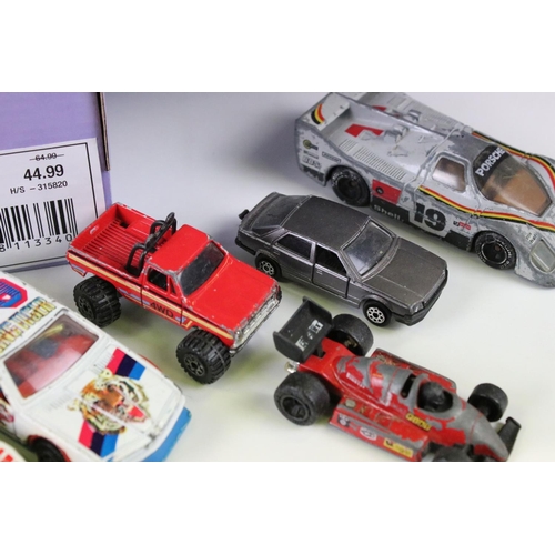 1197 - Quantity of play worn diecast models featuring Corgi Junior, Matchbox Superfast, Majorette, etc (2 b... 