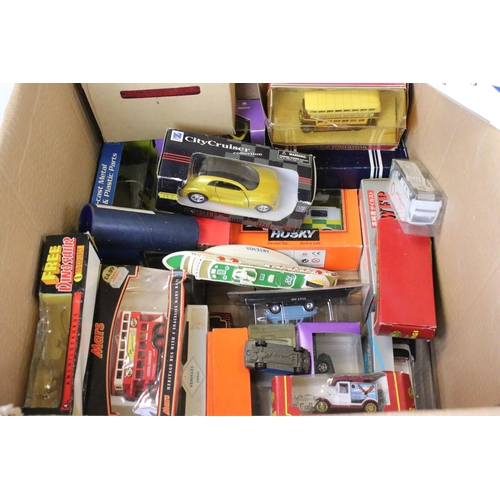 1202 - Collection of approximately 30 boxed/ cased diecast models to include Exclusive First Editions, Lled... 