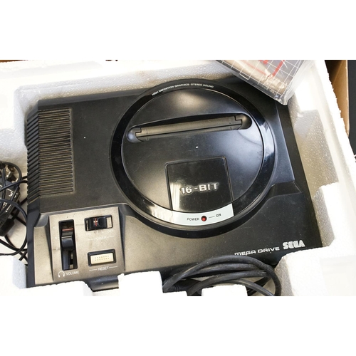 1619 - Retro Gaming - Two boxed Sega Mega Drive consoles, with controllers, no Sonic game, plus a boxed Seg... 