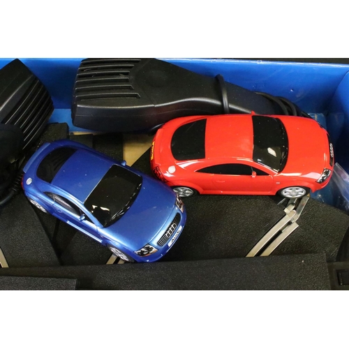 369 - Four boxed Scalextric sets to include Scalextric Drift 'Powerslide' (Nissan 350Z Orange V Nissan 350... 