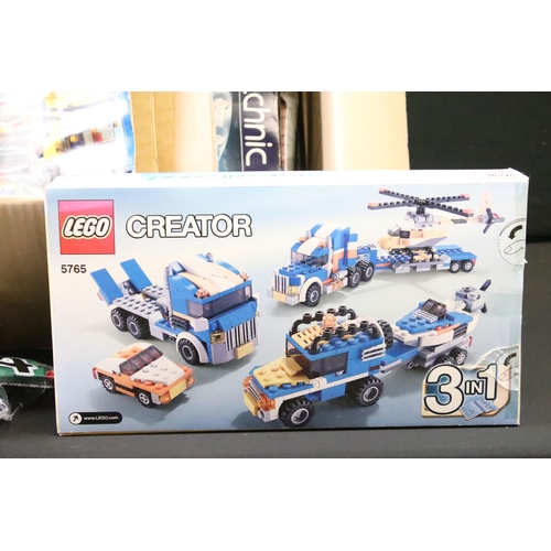 376 - Lego - Five boxed Lego sets to include 2 x Lego Technic (8071 Bucket Truck & 8233 Blue Thunders V Th... 