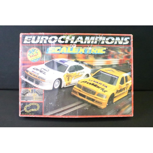 388 - Collection of Scalextric sets to include Euro Champions, World Rallye and Le Mans 24 Hour, together ... 