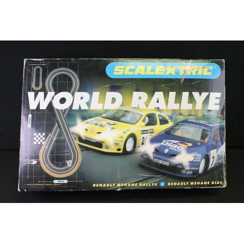 388 - Collection of Scalextric sets to include Euro Champions, World Rallye and Le Mans 24 Hour, together ... 