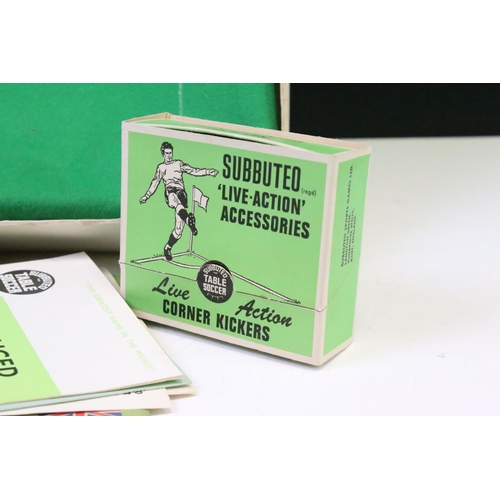 403 - Subbuteo - Boxed Continental Club Edition set plus a group of Subbuteo ephemera and a boxed Corner K... 