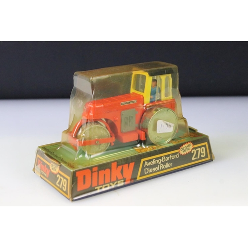 1300 - Five boxed Dinky diecast models to include 976 Michigan 180-111 Tractor Dozer, 439 Ford D800 Snowplo... 