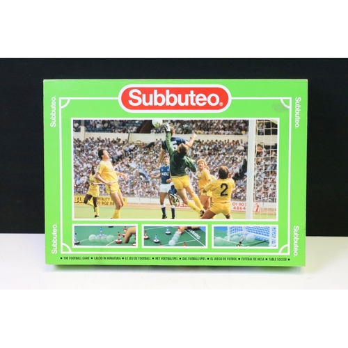 408 - Subbuteo - Four boxed sets to include Euro 96, Continental Display Edition (grubby box), and two fur... 