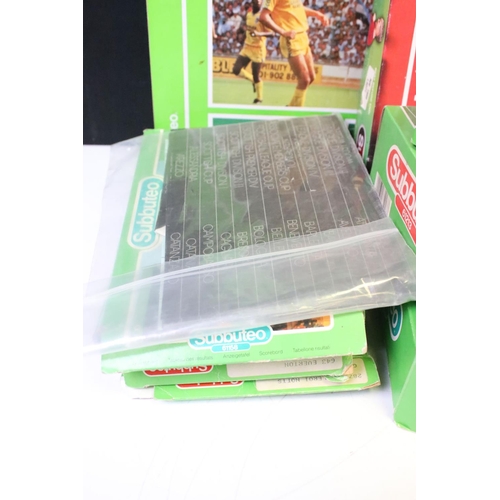 410 - Subbuteo - Collection of boxed Subbuteo to include 60140, 61130, 61213, 61208, 61108, 63000 2 x (One... 