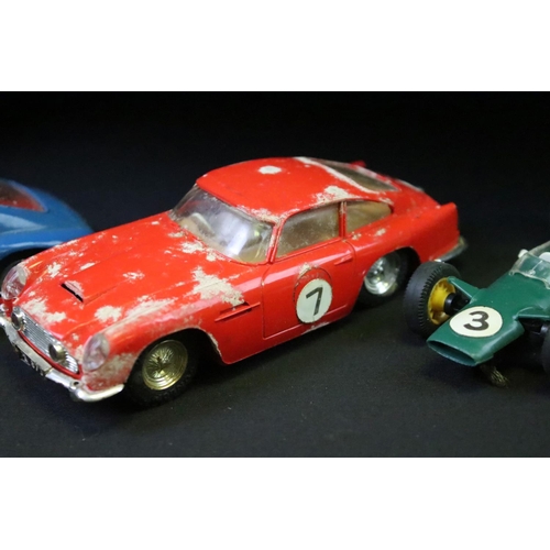 425 - Collection of boxed and unboxed Scalextric buildings, cars, track and accessories to include A/228 R... 