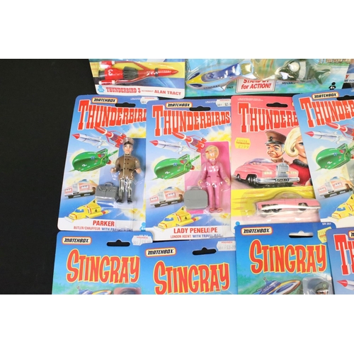 427 - 20 Carded Matchbox & Vivid Imaginations Gerry Anderson related figures and vehicles to include 13 x ... 