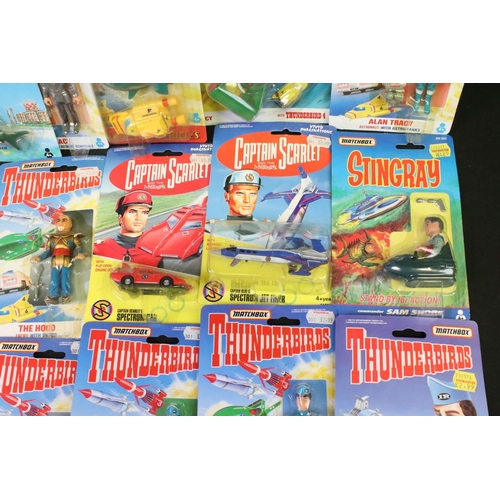 427 - 20 Carded Matchbox & Vivid Imaginations Gerry Anderson related figures and vehicles to include 13 x ... 