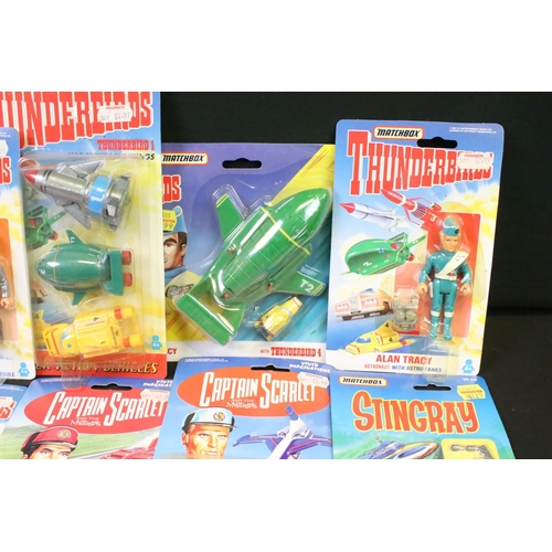 427 - 20 Carded Matchbox & Vivid Imaginations Gerry Anderson related figures and vehicles to include 13 x ... 