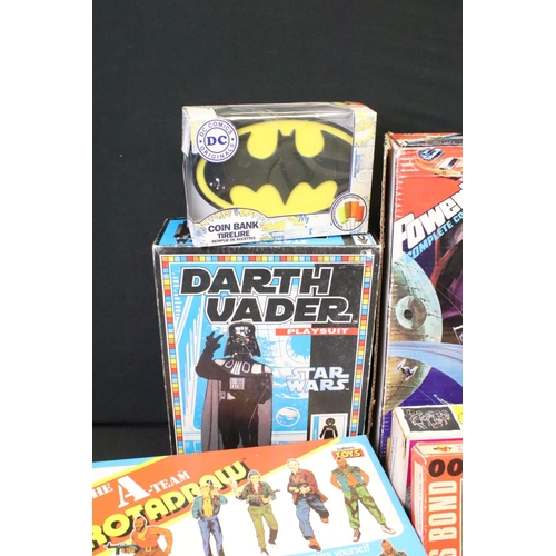 428 - Collection of nine boxed mixed toys and games to include Star wars Duel At Death Star Racing Set, Th... 