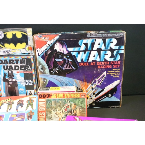 428 - Collection of nine boxed mixed toys and games to include Star wars Duel At Death Star Racing Set, Th... 