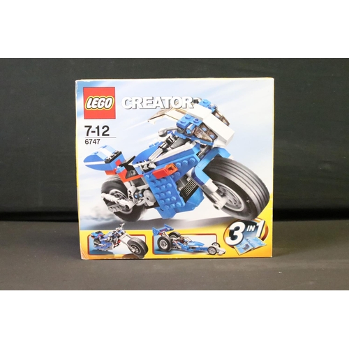 430 - Lego - Two boxed & sealed Lego Creator sets (6747 Race Rider & 4838 Mini Vehicles), together with a ... 