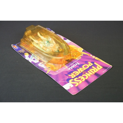 1658 - Original carded Mattel Princess of Power Frosta figure, card creasing and discolouring to bubble, un... 