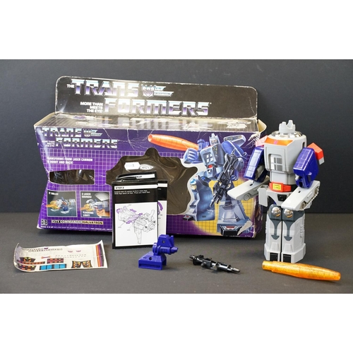 1661 - Transformers - Original boxed Hasbro Takara G1 City Commander Galvatron figure with unused sticker s... 