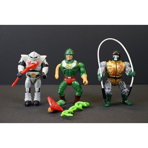 1663 - Masters Of The Universe - Three original Mattel figures to include Blast-Attak (Without Tech Ax), Ho... 