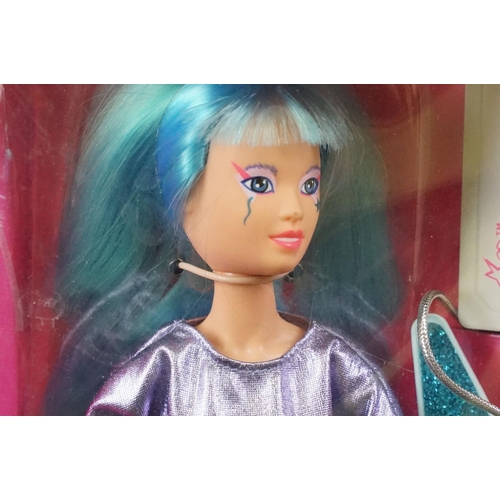 1664 - Boxed Hasbro Jem Aja of the Holograms figure complete with accessories, box a little tatty but gd ov... 