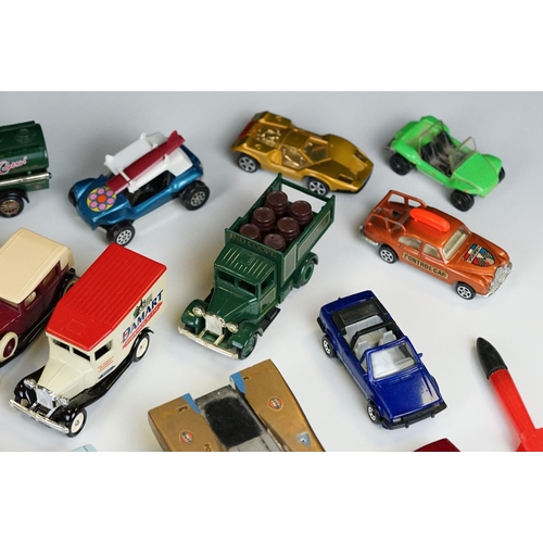 1303 - Around 22 diecast models from the mid 20th C onwards to include Corgi Batman Batmobile with Robin fi... 