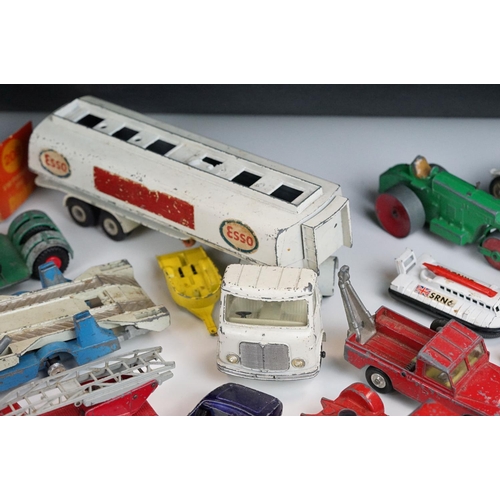 1305 - Quantity of play worn mid 20th C diecast models to include Dinky, Corgi and Matchbox featuring Dinky... 